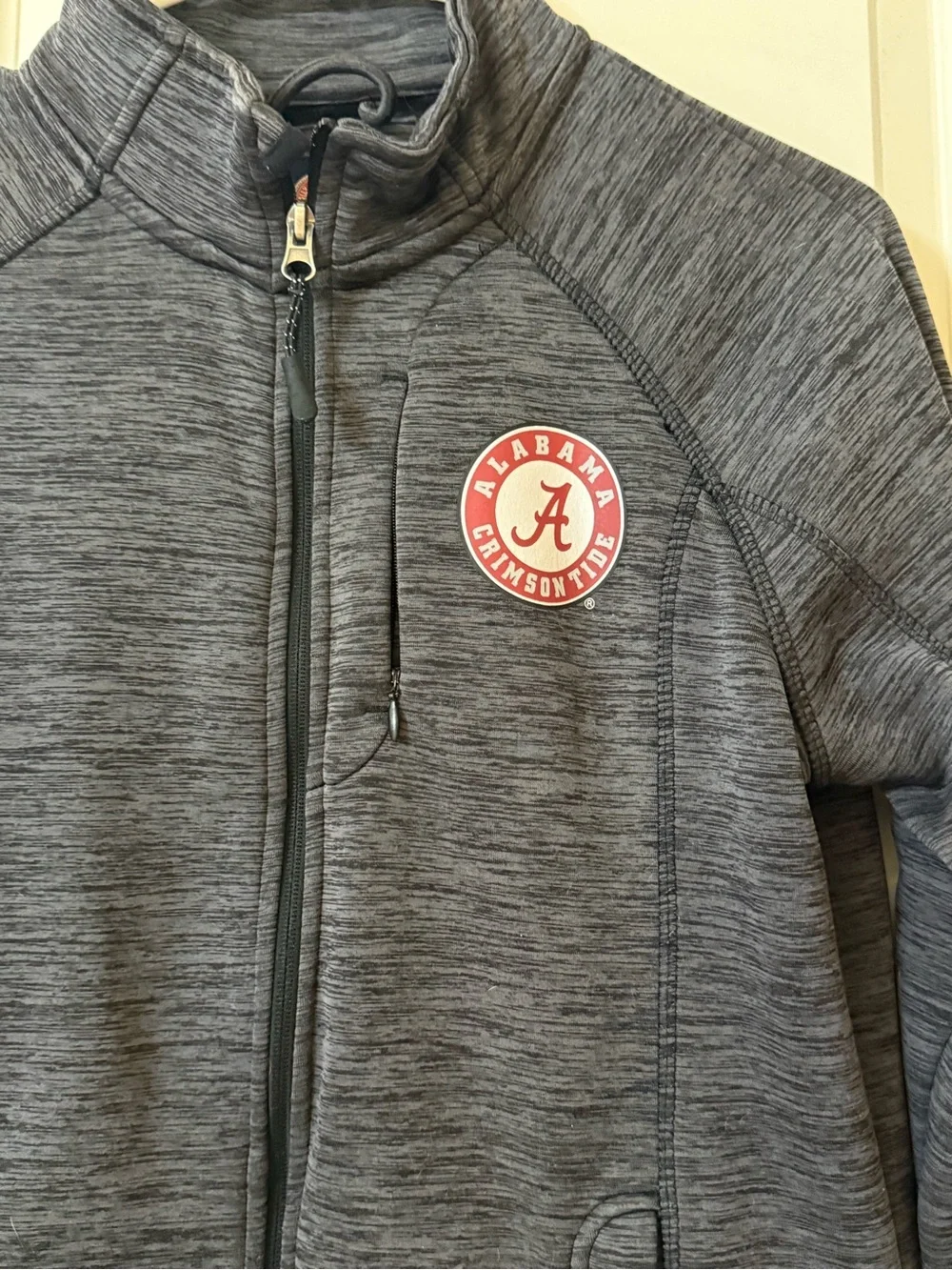 Alabama Crimson Tide G-III Sports by Carl Banks Full Zip Jacket Grey - Size L